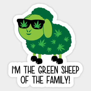 I’m the green sheep of the family Sticker